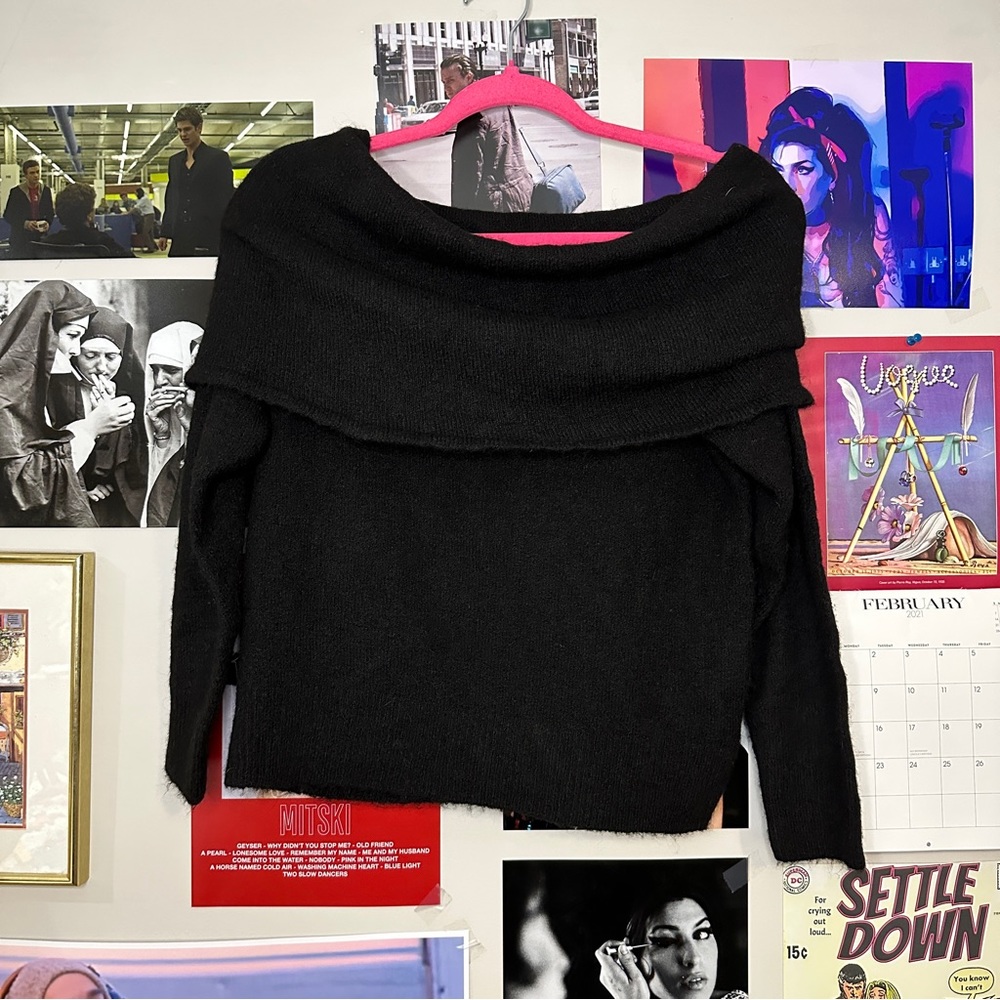 H&M Off-the-Shoulder Sweater